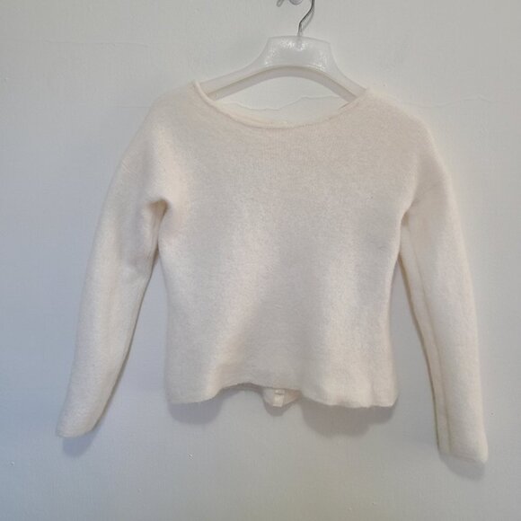 La Maille Sezane Super Kid Mohair Alpaca Blend Cardigan Sweater Women's Small - Picture 2 of 9